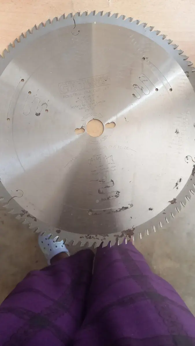 Industrial fine cut off circular blade