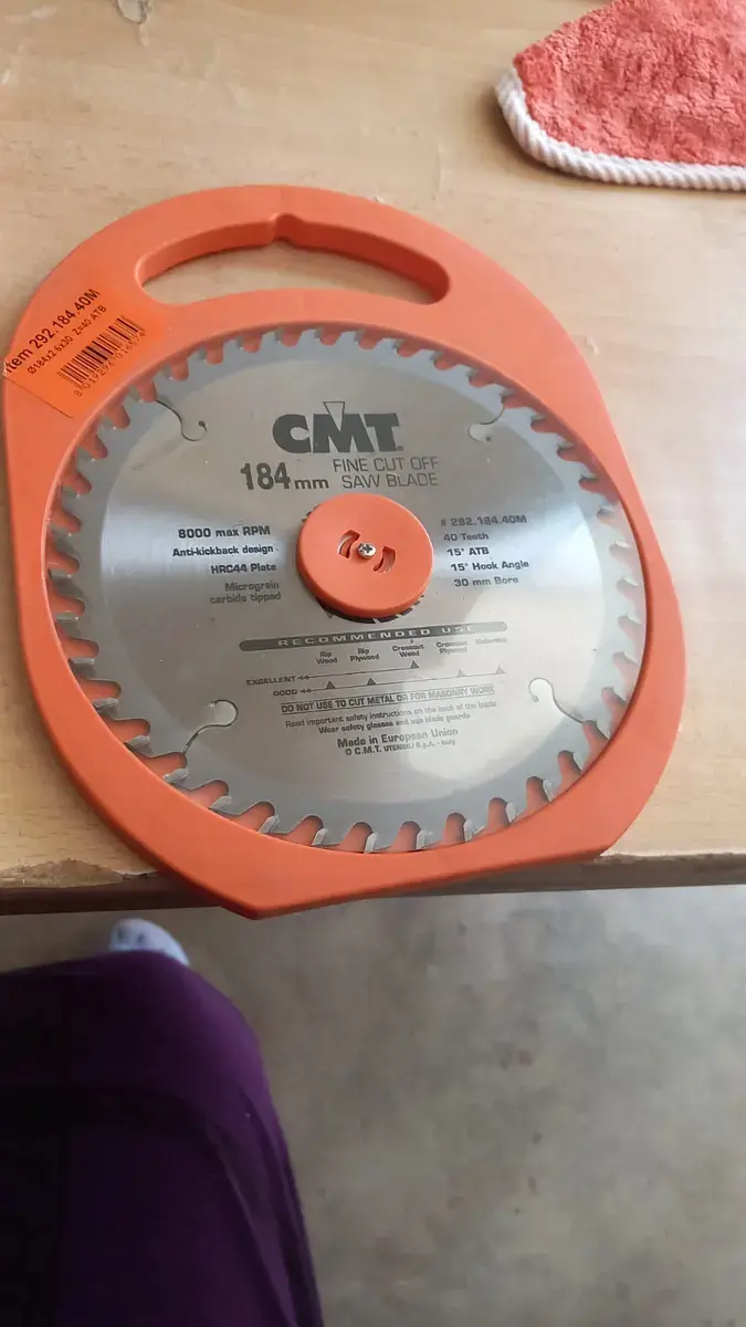 Fine cut of circular saw blade (184 mm)
